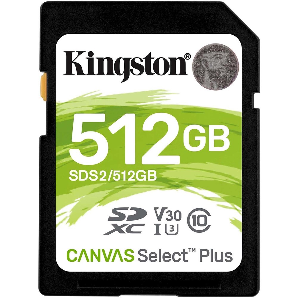 Карта памяти Kingston Canvas Select Plus SDXC 512GB (SDS2/512GB)