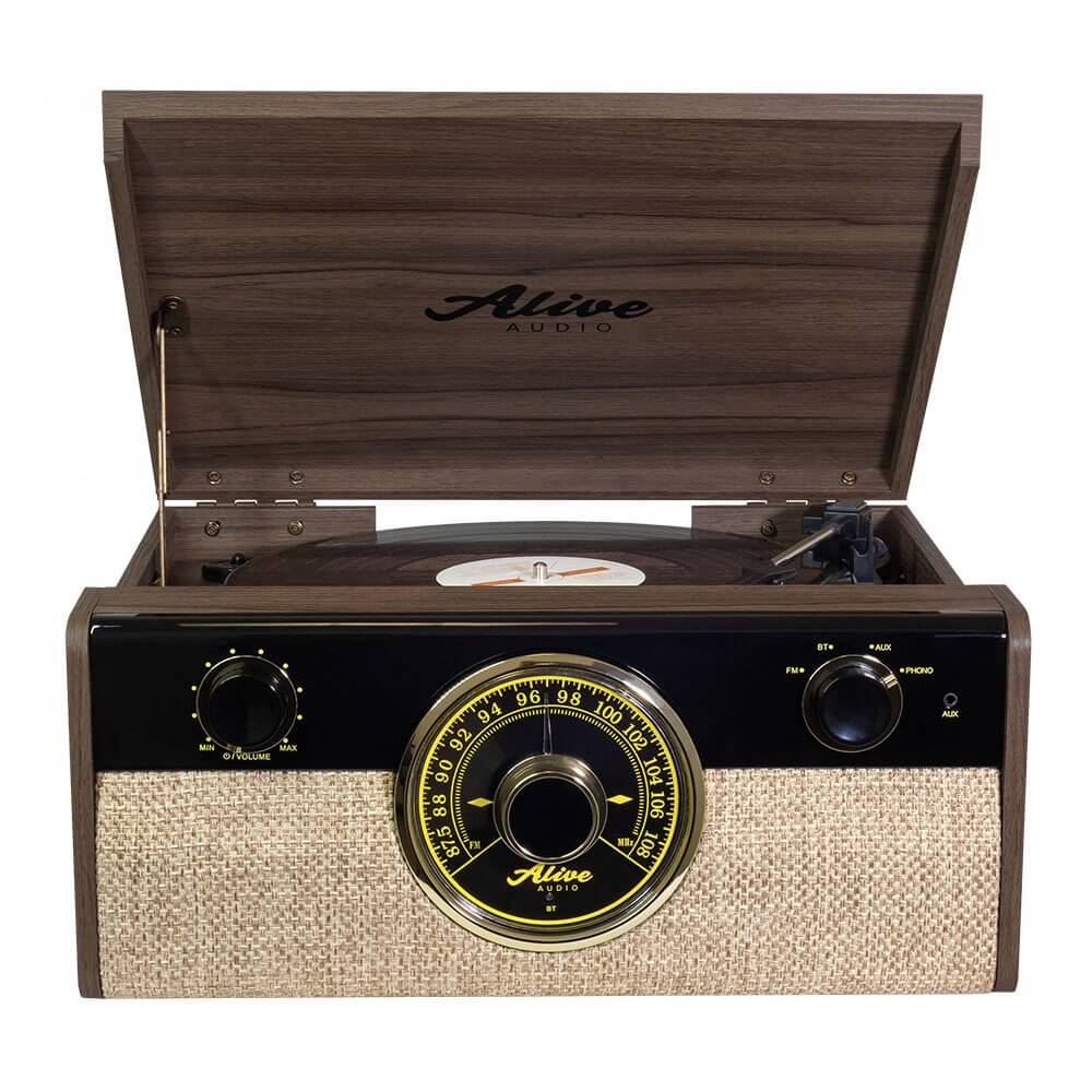 Проигрыватель виниловых пластинок Alive Audio Fusion Dark Wood FSN-01-DW