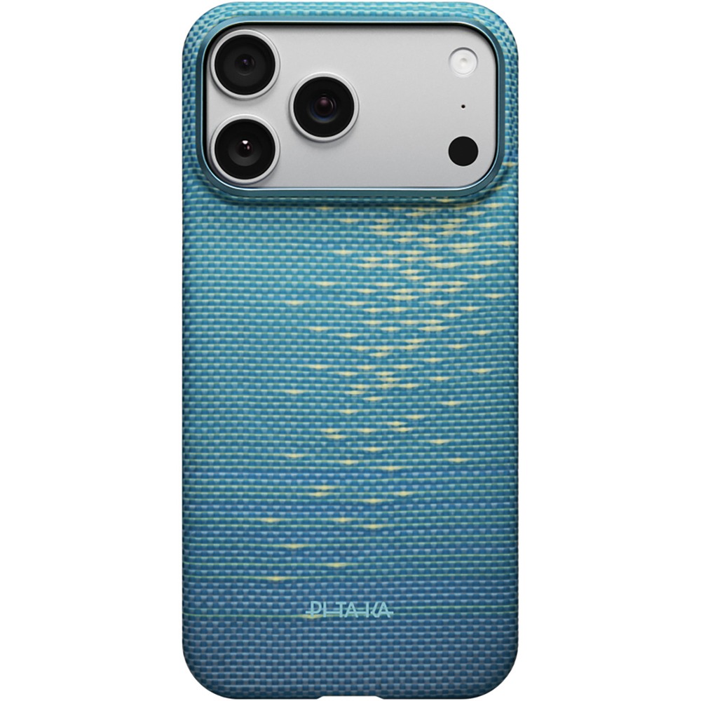 Чехол Pitaka Ultra-Slim Case для iPhone 17 Pro Max голубой