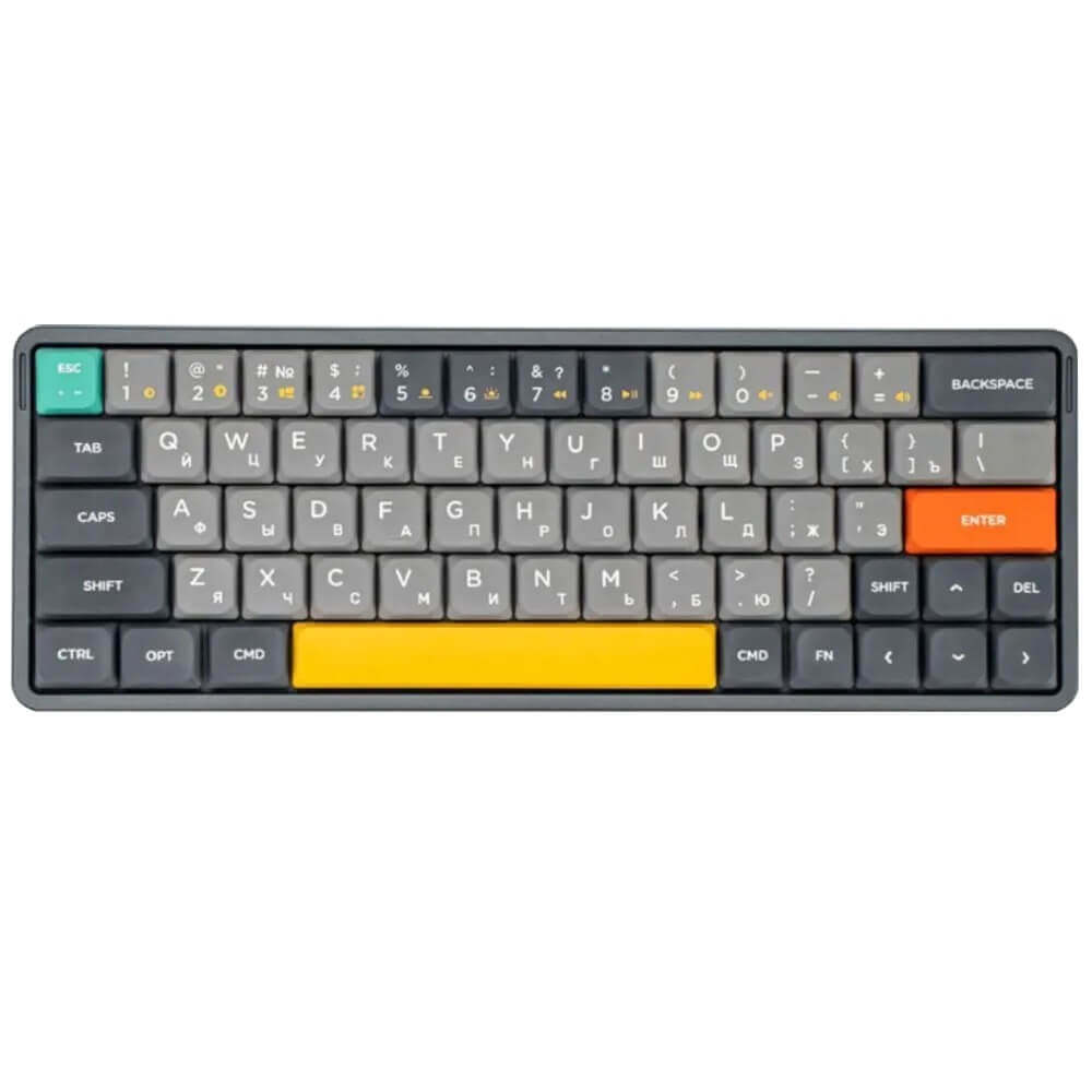 Клавиатура NuPhy AIR60 Blue Switch (AIR60-TW2-F), цвет серый