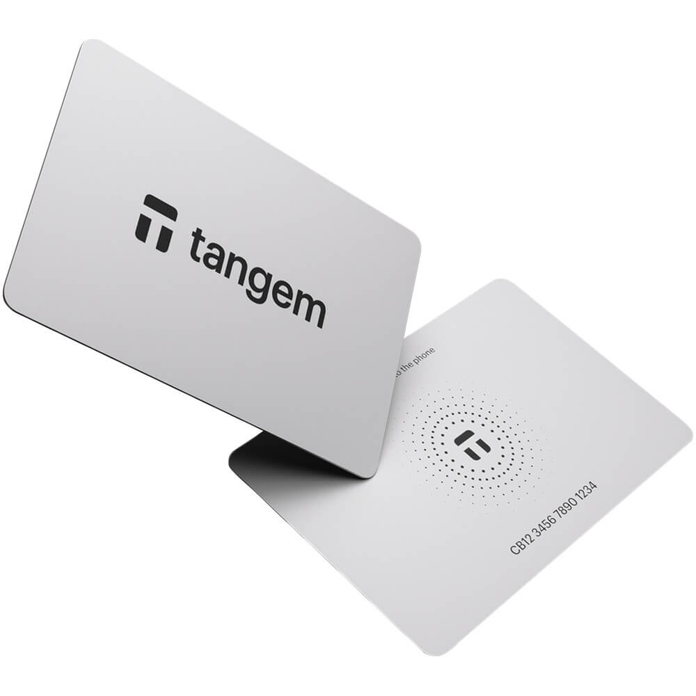 Криптокошелёк Tangem Wallet White 2.0 мультивалютный, набор из 2 карт (TG130X2-B) Wallet White 2.0 мультивалютный, набор из 2 карт (TG130X2-B) - фото 1