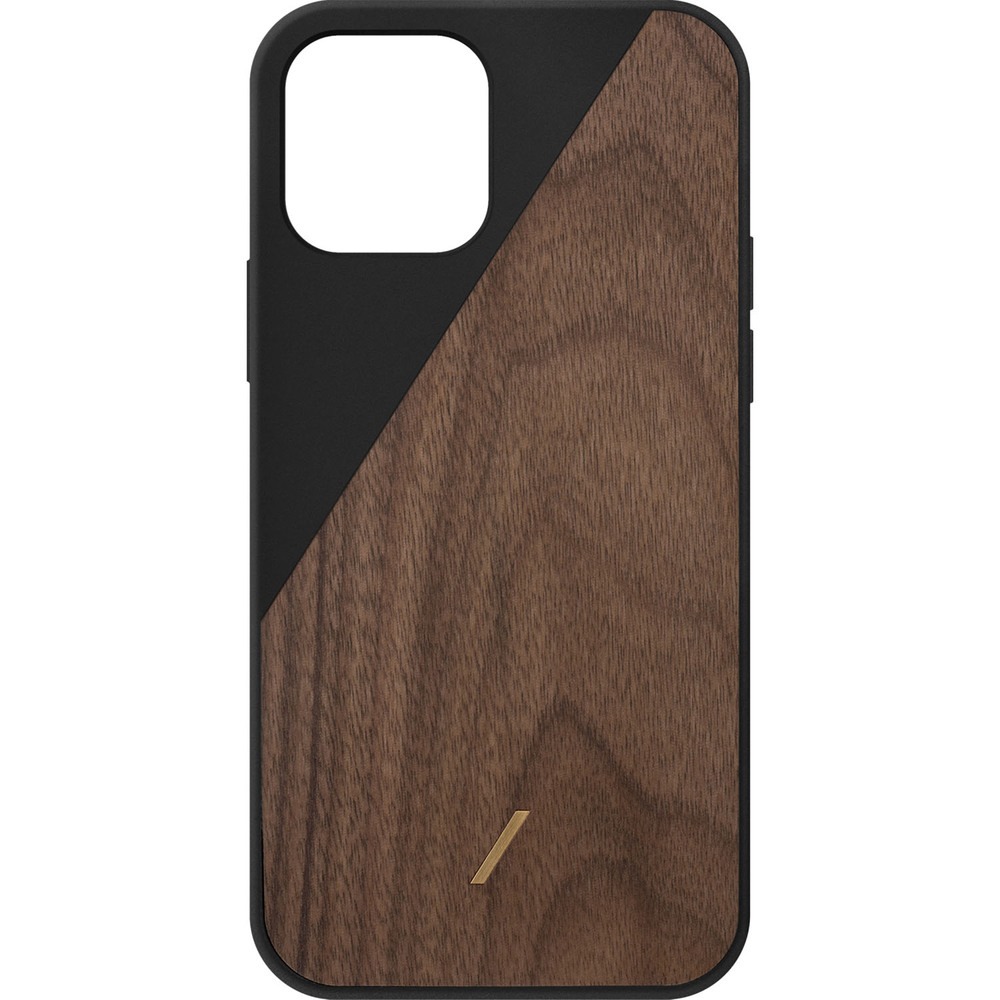 Чехол для смартфона Native Union Clic Wooden для iPhone 12 mini, чёрный