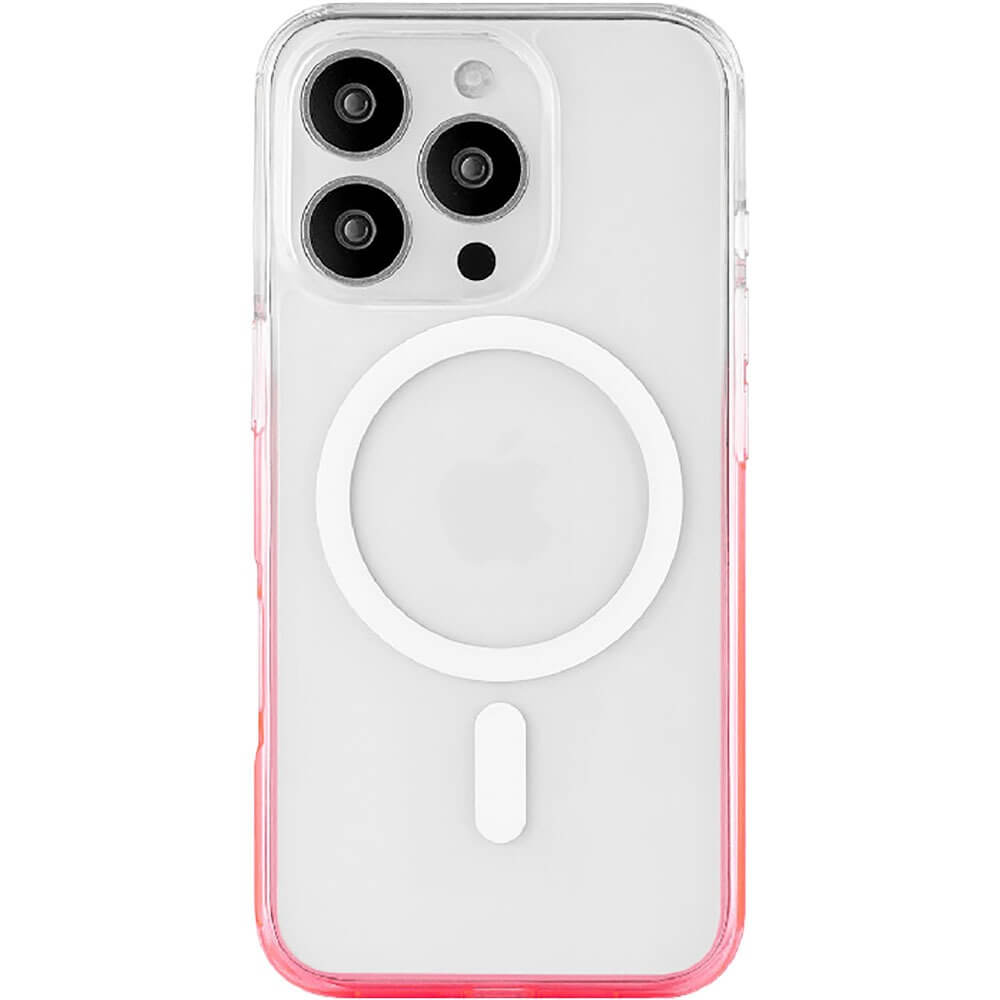 Чехол uBear Fusion Mag Case для iPhone 16 Pro Max неоновый розовый
