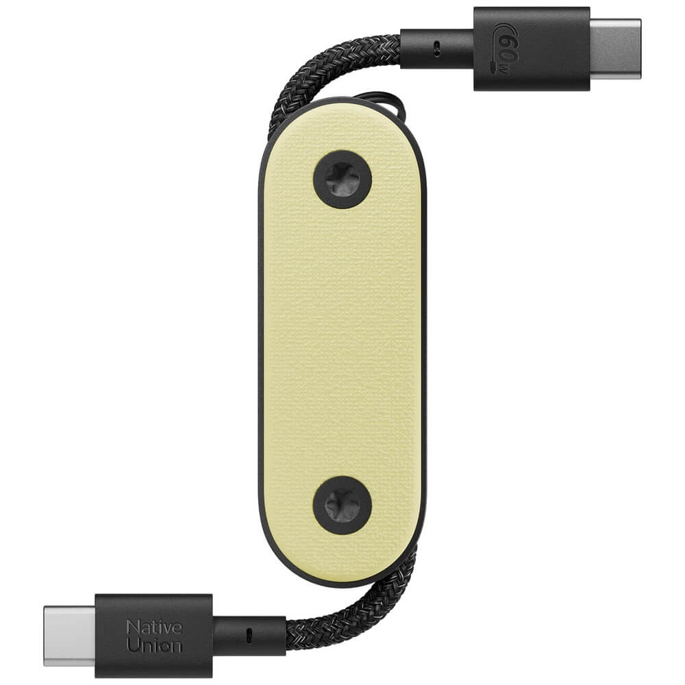 Кабель Native Union 2хUSB-C 60W 017 м лимонный POCK-C-LMO-NP 4990₽