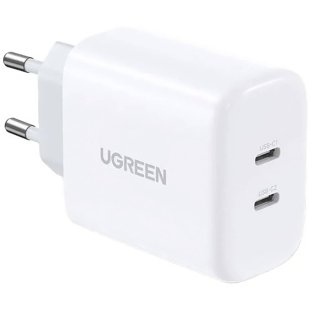 Зарядное устройство Ugreen CD243 Fast Charger (USB Type-C) белый