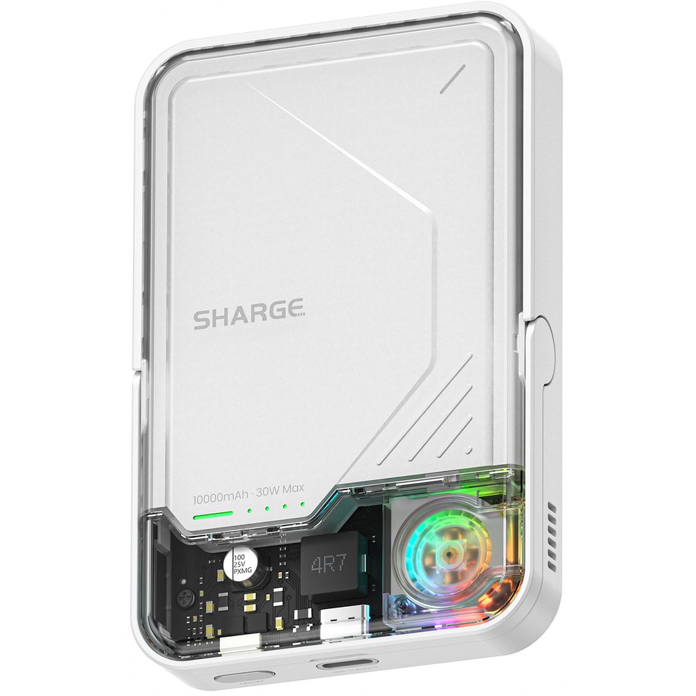 Внешний аккумулятор Sharge ICEMAG 2 10000 мАч 30W белый
