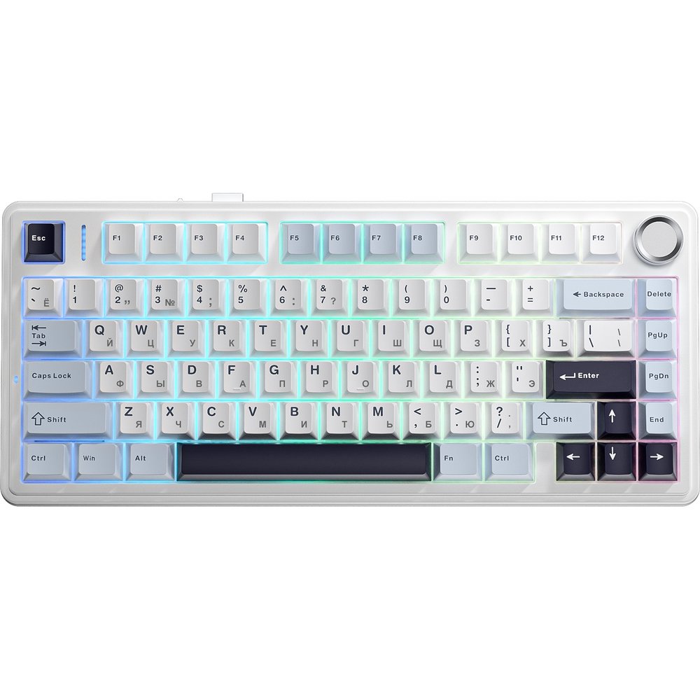 Клавиатура AULA F75 Blue-White-Purple Reaper Switches