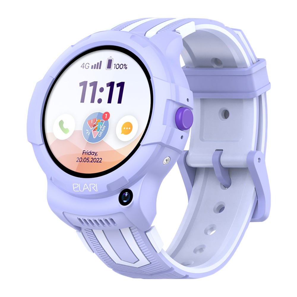 Детские смарт-часы Elari KidPhone 4G Wink, фиолетовый