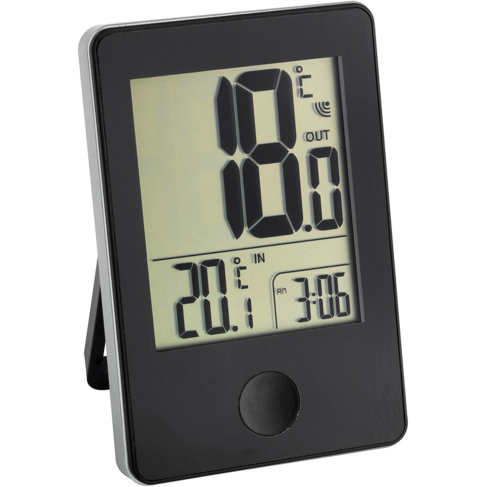 Термометр с внешним датчиком TFA 30.3051.01, чёрный от Технопарк
