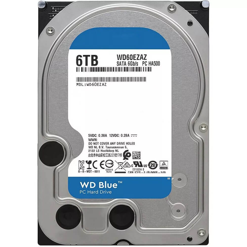 Жесткий диск Western Digital 6TB Blue (WD60EZAZ) от Технопарк