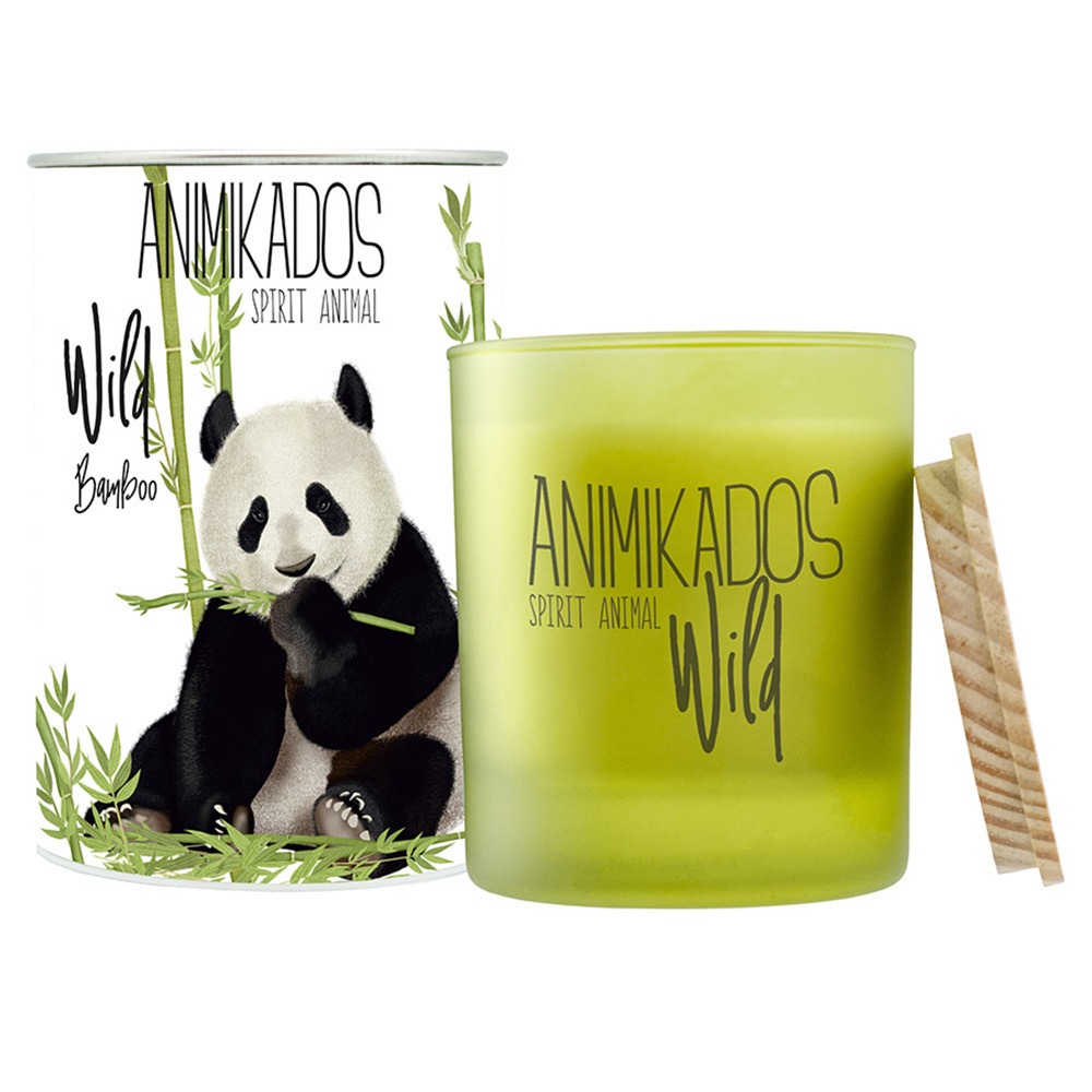 Свеча ароматическая Ambientair Wild Panda VV040BMAW, бамбуковый