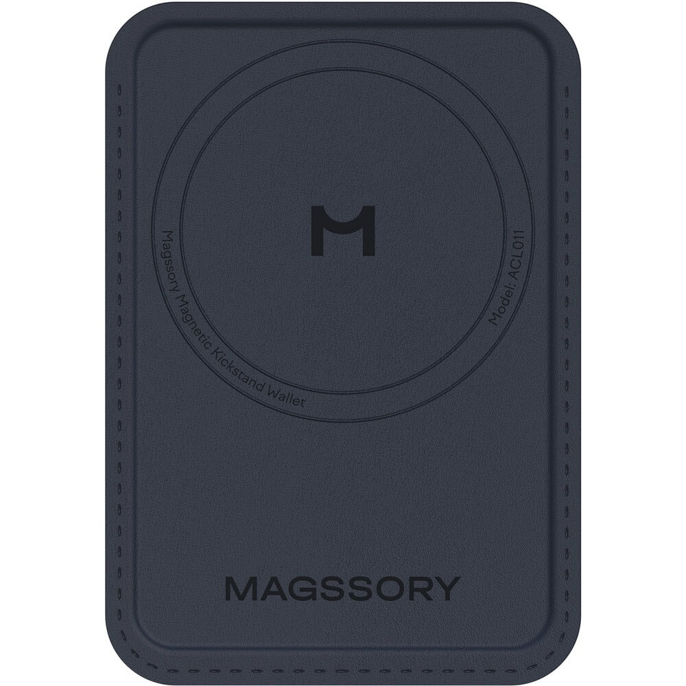 Кардхолдер Magssory Duo Magnetic Kickstand Wallet с Magsafe синий