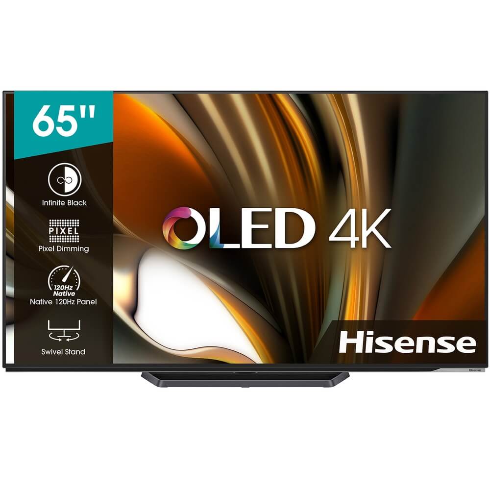 Телевизор Hisense OLED 65A85H (2022), цвет чёрный OLED 65A85H (2022) - фото 1