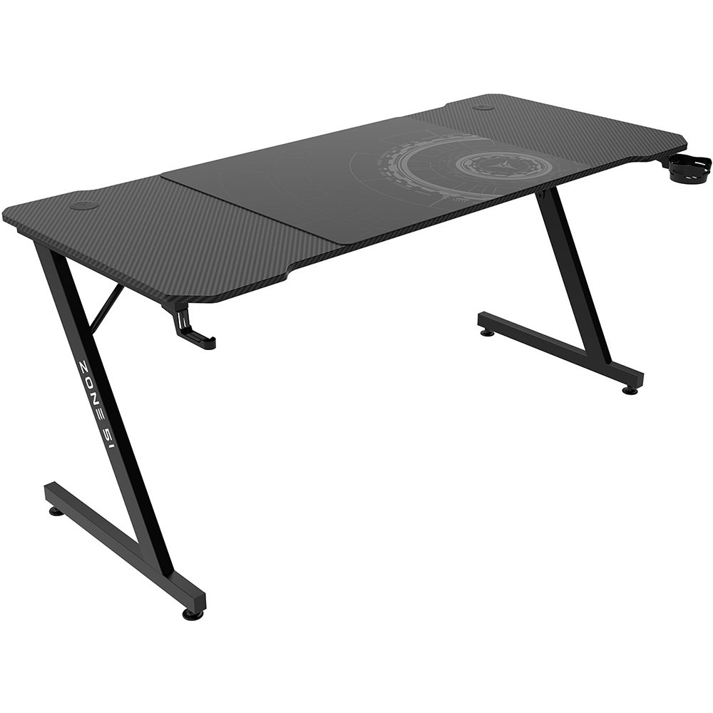 Компьютерный стол ZONE 51 TRINE 160x70 Black (Z51-T67-BK)