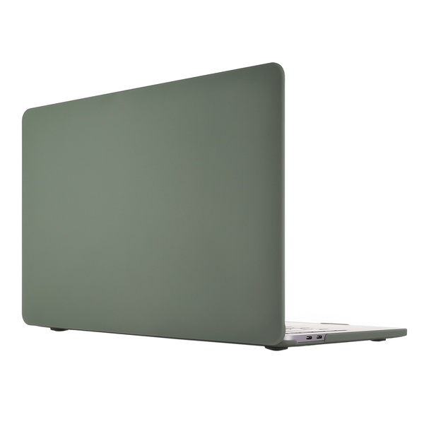 Защитный чехол VLP Plastic Case для MacBook Pro 13", темно-зеленый Plastic Case, темно-зеленый PCMBP16-13DGM - фото 1
