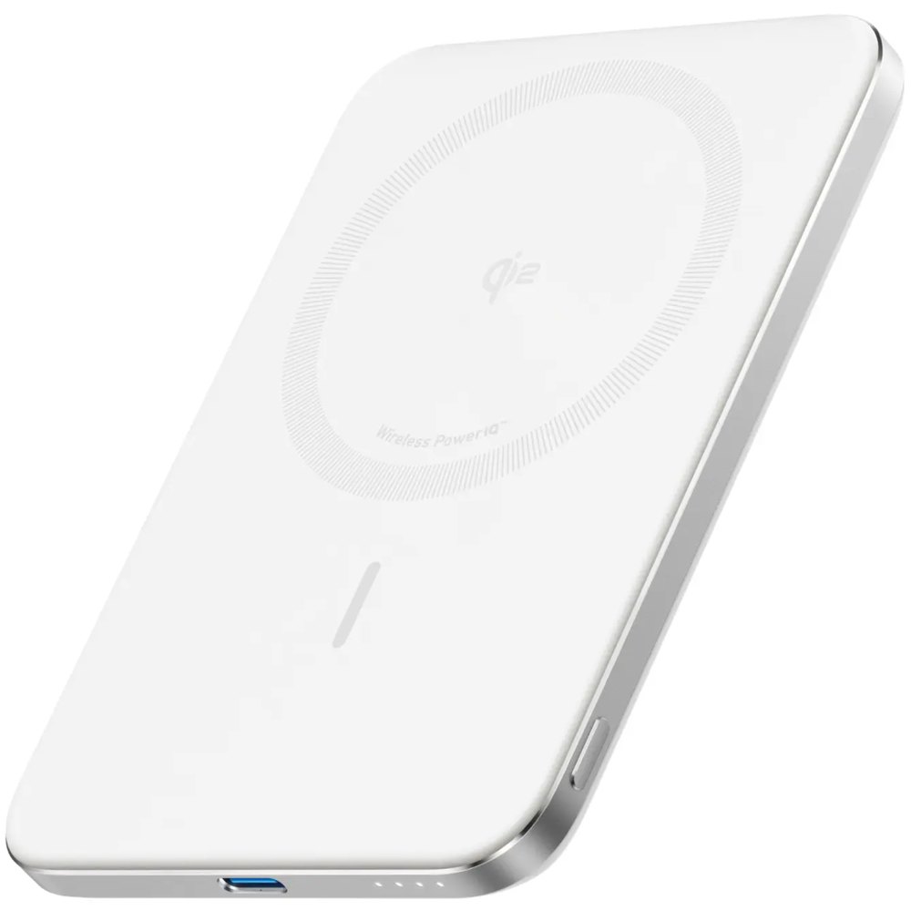 Внешний аккумулятор Anker Nano 5000 мАч 20W MagSafe Qi2 белый (A1665H21)