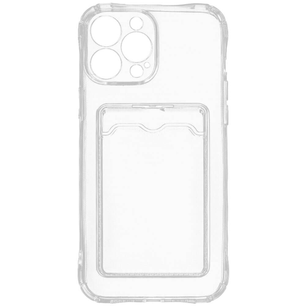Чехол Red Line iPhone 14 Pro Max с картхолдером, прозрачный