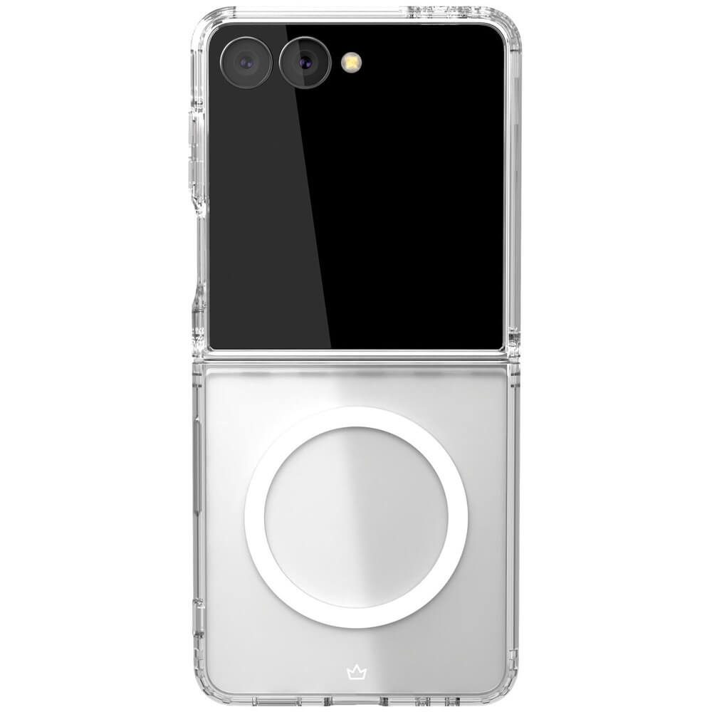 Чехол VLP Crystal Case MagSafe для Samsung Z Flip 7 прозрачный