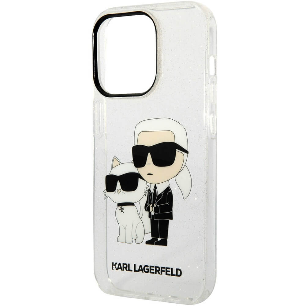 Чехол Karl Lagerfeld для iPhone 15 Pro Max, прозрачный (KLHCP15XHNKCTGT)