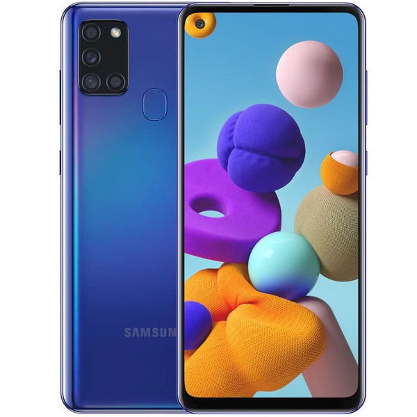 Смартфон Samsung Galaxy A21s 64 ГБ синий