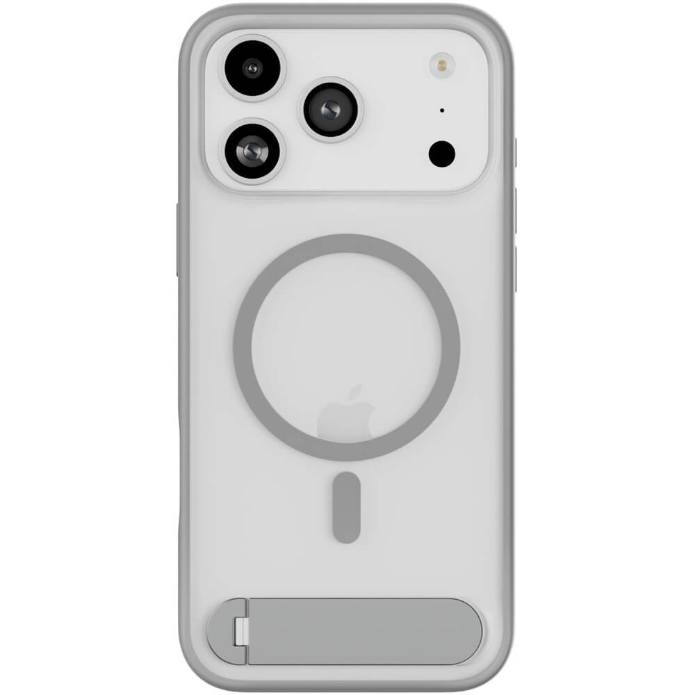 Чехол uBear Stand 360 Mag Case MagSafe для iPhone 17 Pro Max серый (CS588GR69PST-I25M)