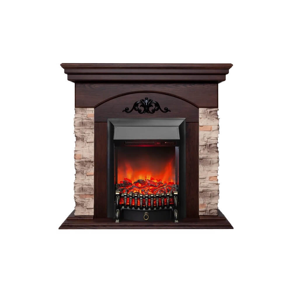 Камин RealFlame Rockwood STD NT-F316 + Fobos LUX BL