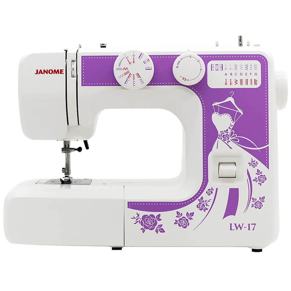 Швейная машинка Janome LW-17, цвет фиолетовый