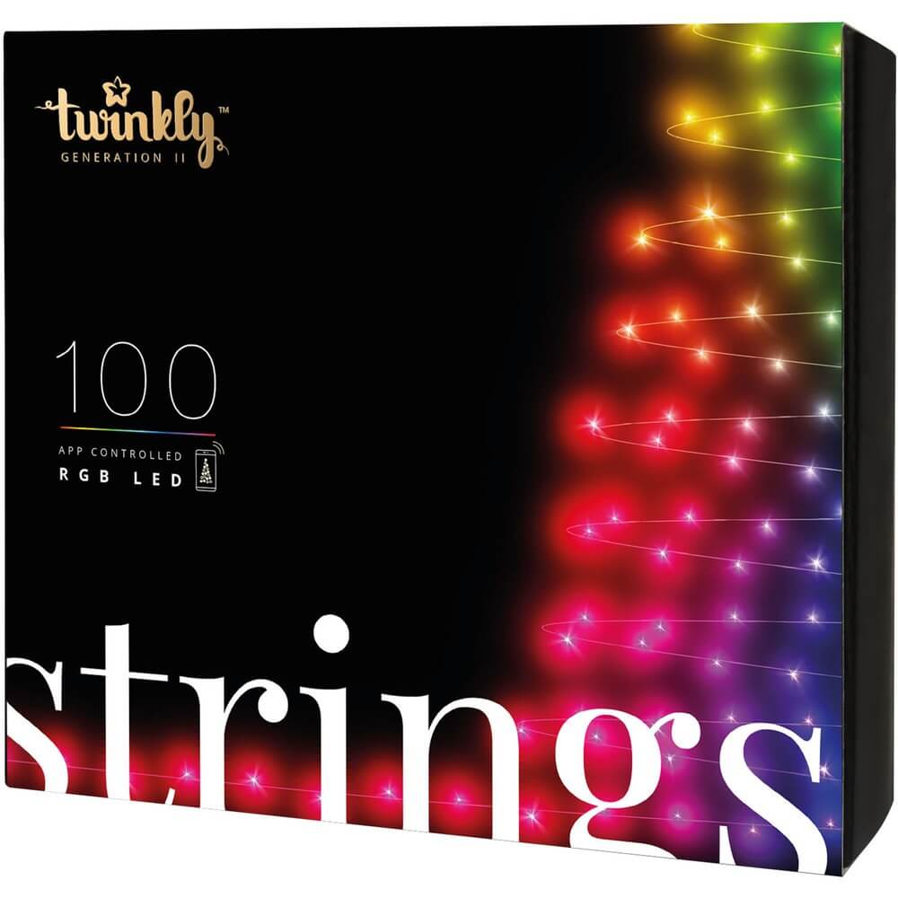 Умная гирлянда Twinkly Strings RGB 100 (TWS100STP-BEU)
