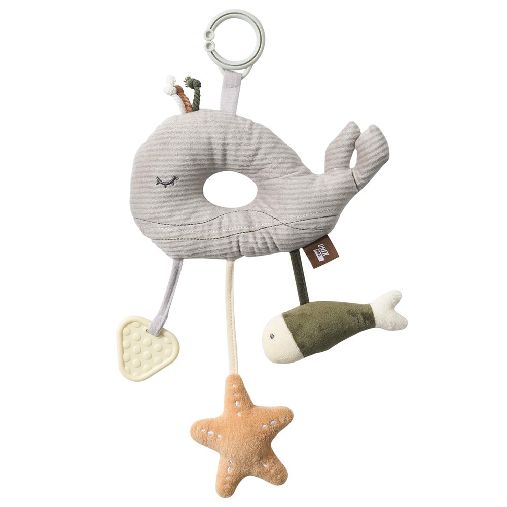 Развивающая подвесная игрушка UNIX Kids Whale (TSWHALEGY)