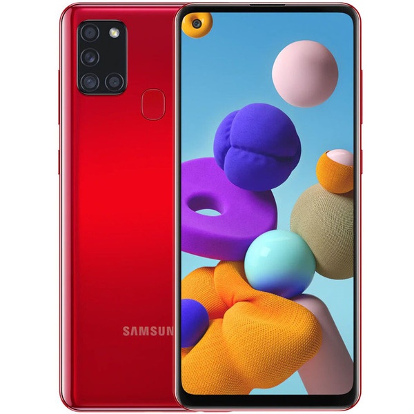 Смартфон Samsung Galaxy A21s 32GB красный - фото 1