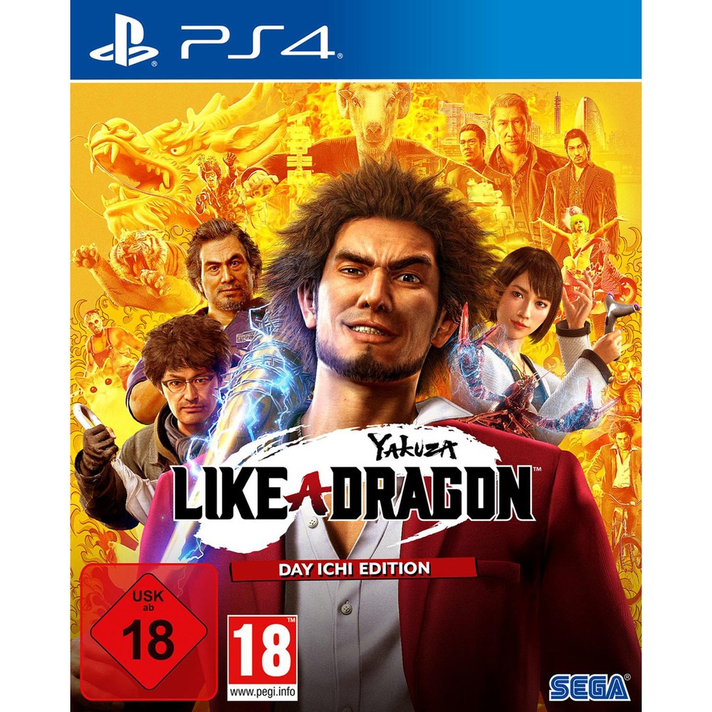 Yakuza: Like a Dragon. Day Ichi Edition PS4, английская версия