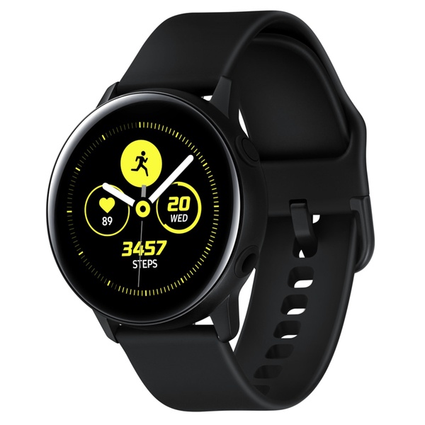 Смарт-часы Samsung Galaxy Watch Active Черный сатин (SM-R500NZKASER)