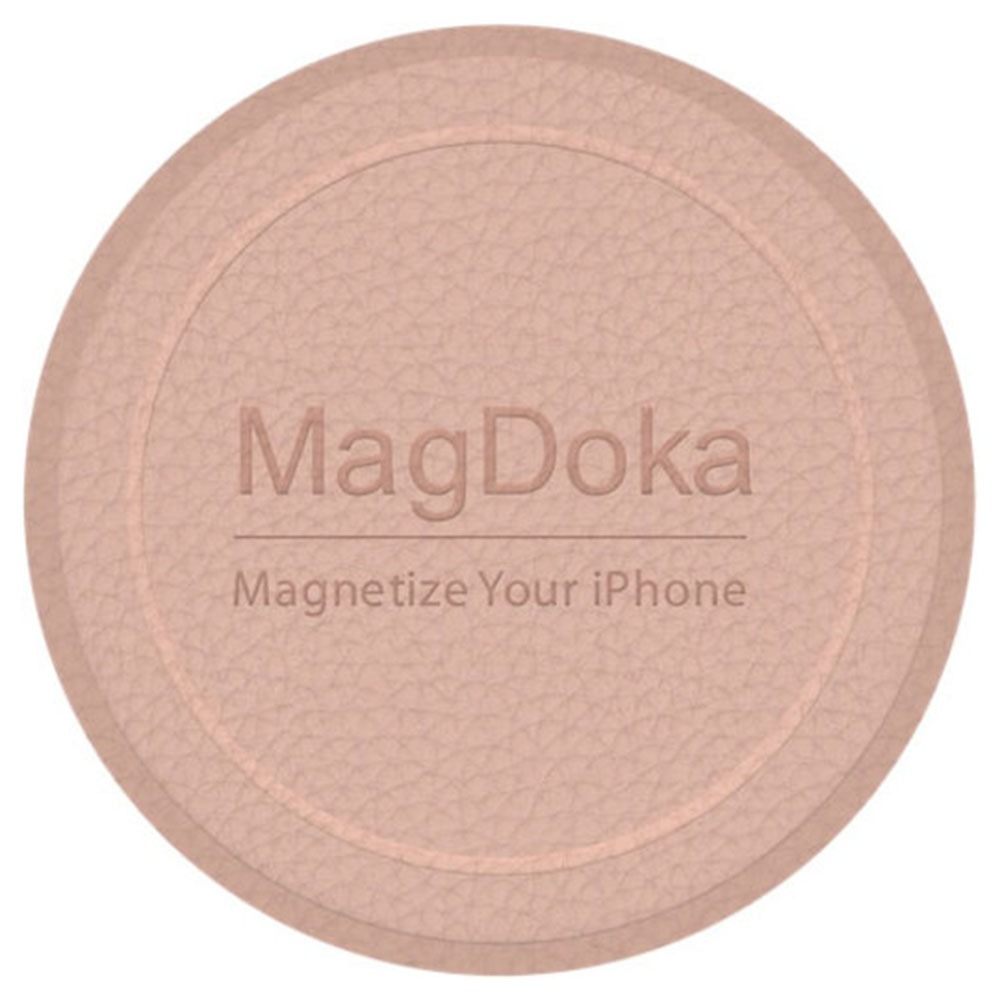 Магнитная накладка SwitchEasy MagDoka Mounting Disc для Apple iPhone 11/12, рзовый