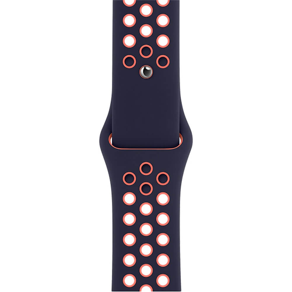 Ремешок для умных часов Apple Nike Sport 44 мм, полночный синий/манго MG3X3ZM/A