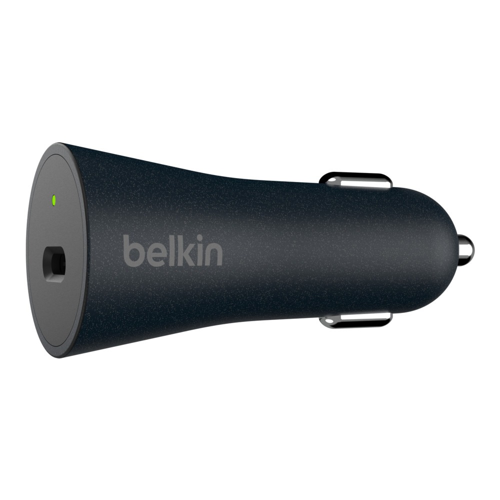 Автомобильное зарядное устройство Belkin F7U076bt04-BLK (USB-C, PD), чёрный F7U076bt04-BLK (USB-C, PD), чёрный - фото 1