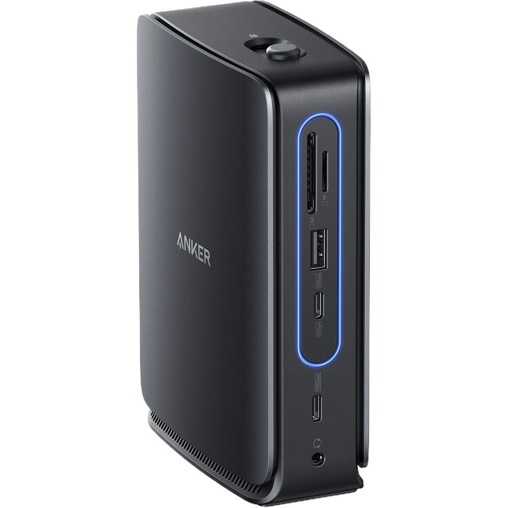 Док-станция Anker Nano 13 в 1 Triple Display Built-In Removable Hub чёрный (A83C3311)
