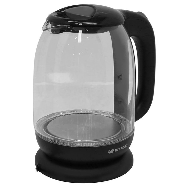 Чайник Kitfort КТ-625-6, цвет черный - фото 1