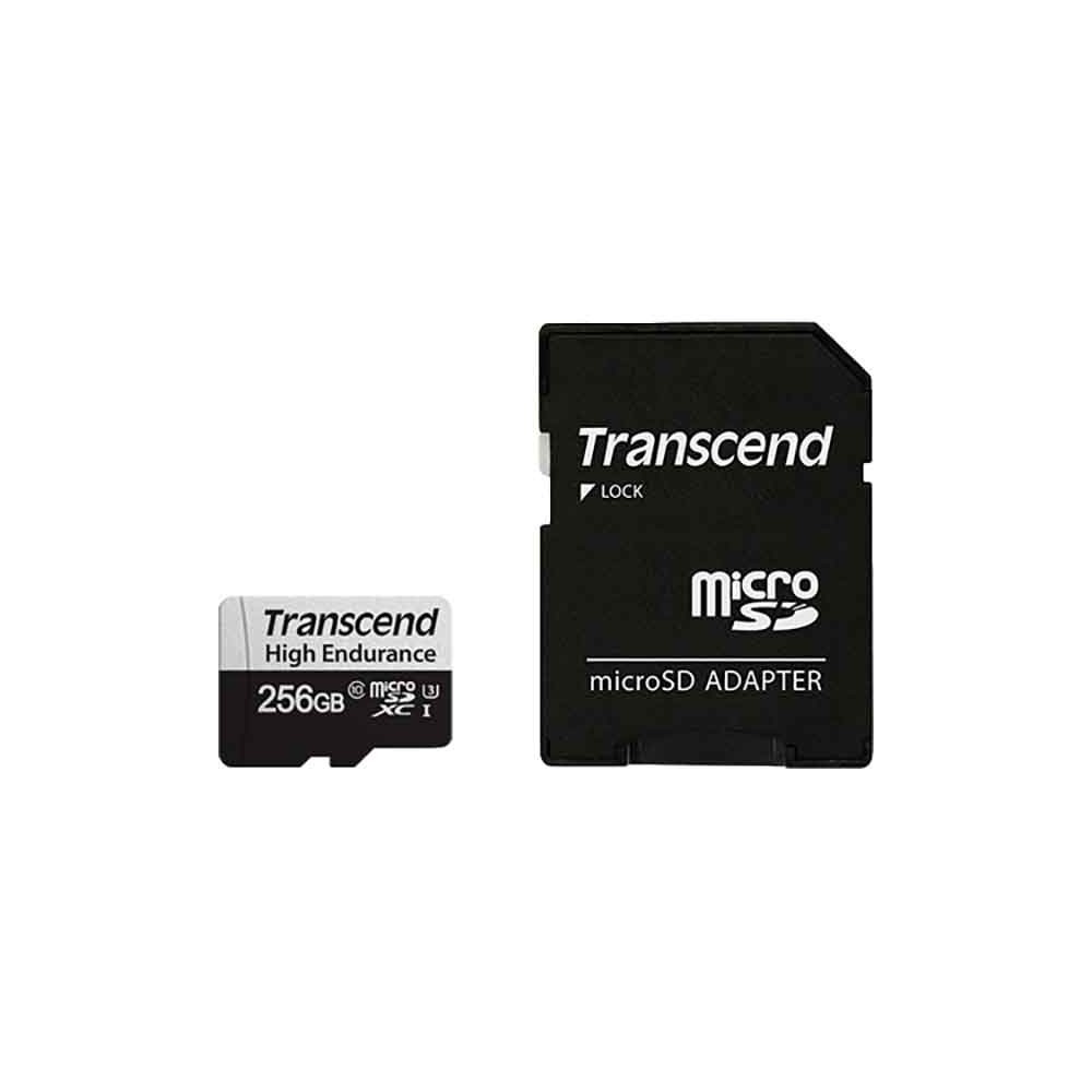 Карта памяти Transcend 350V microSDXC 256GB с адаптером (TS256GUSD350V) 350V microSDXC 256GB с адаптером (TS256GUSD350V) - фото 1
