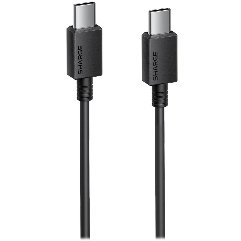 Кабель Sharge USB Type-C 0.6 м чёрный