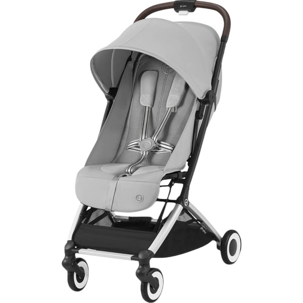 Детская коляска Cybex Orfeo SLV Fog Grey с дождевиком и бампером 48600₽