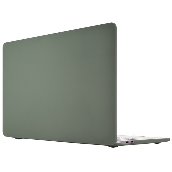 Защитный чехол VLP Plastic Case для MacBook Pro 13" 2020, тёмно-зелёный