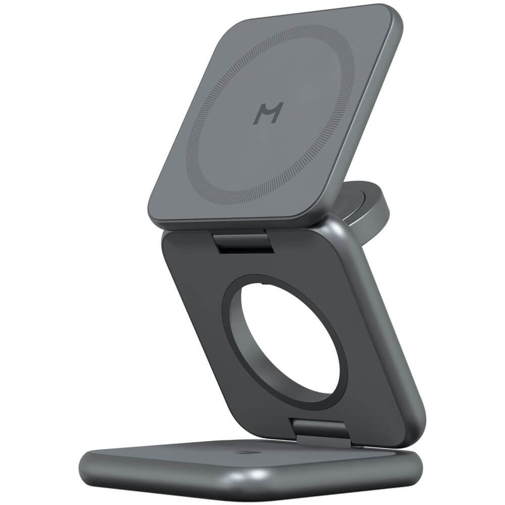Беспроводное зарядное устройство Magssory Fold Pro 3 в 1 с Qi2 (WCH063m)