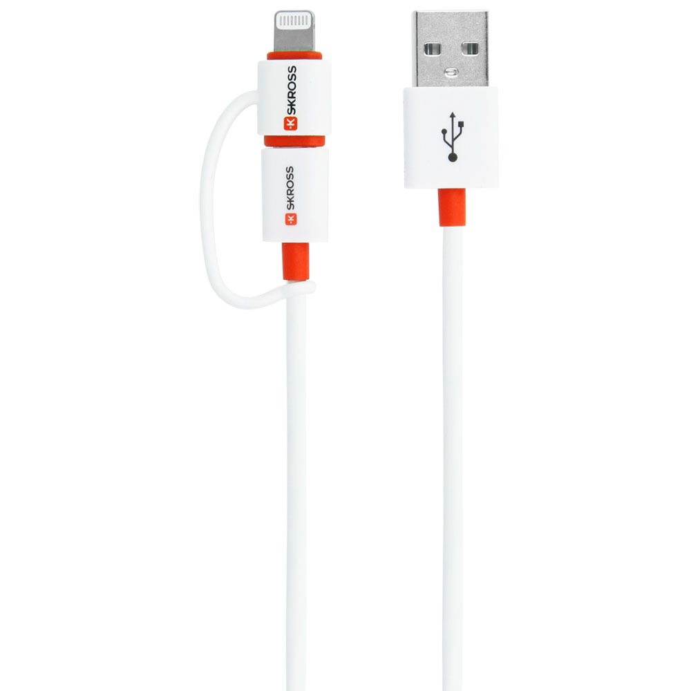 Кабель Skross Chargen Sync MicroUSB&Lightning - фото 2 Кабель Skross Chargen Sync MicroUSB&Lightning - фото 2