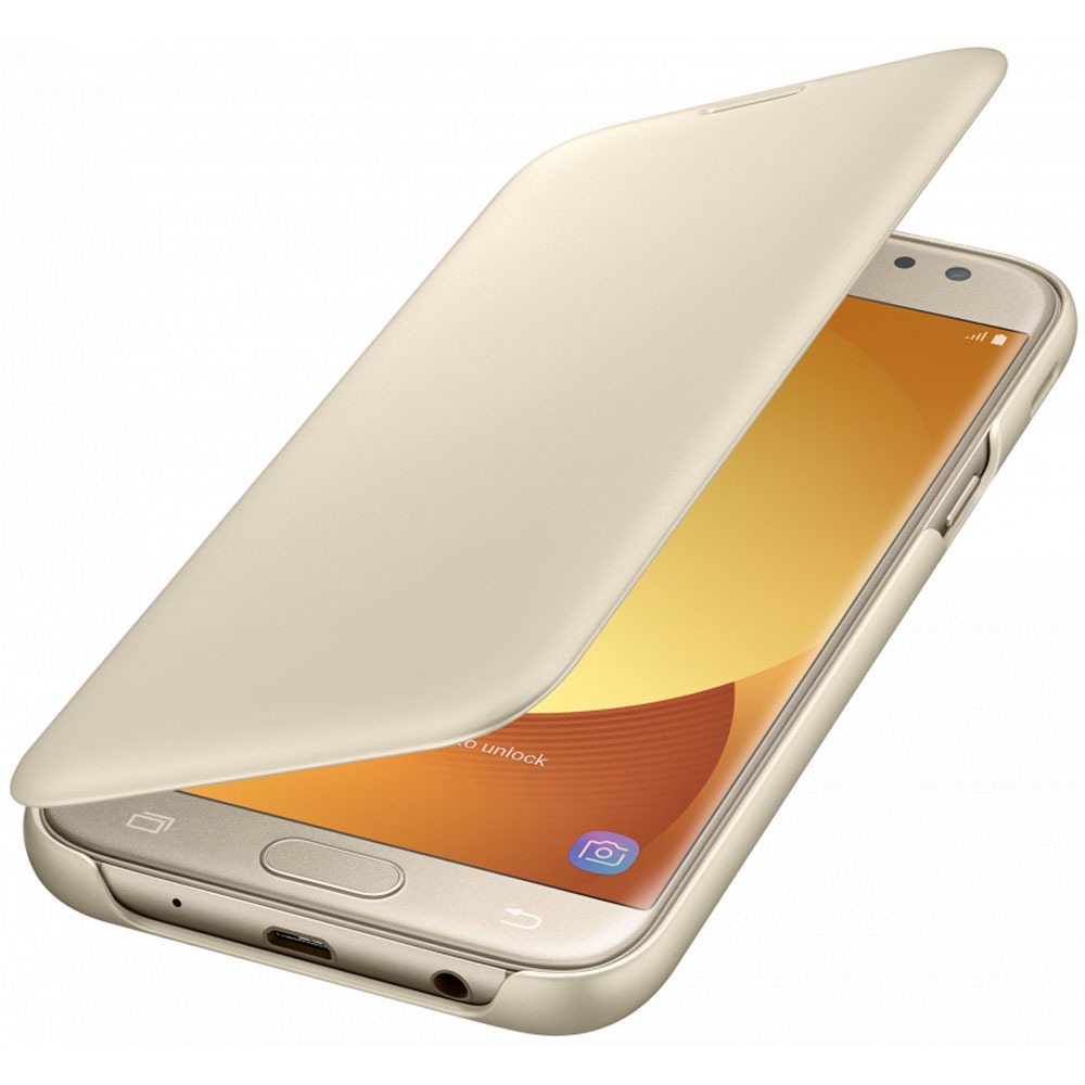 Чехол для смартфона Samsung Wallet Cover J530, gold (EF-WJ530) - фото 3 Чехол для смартфона Samsung Wallet Cover J530, gold (EF-WJ530) - фото 3