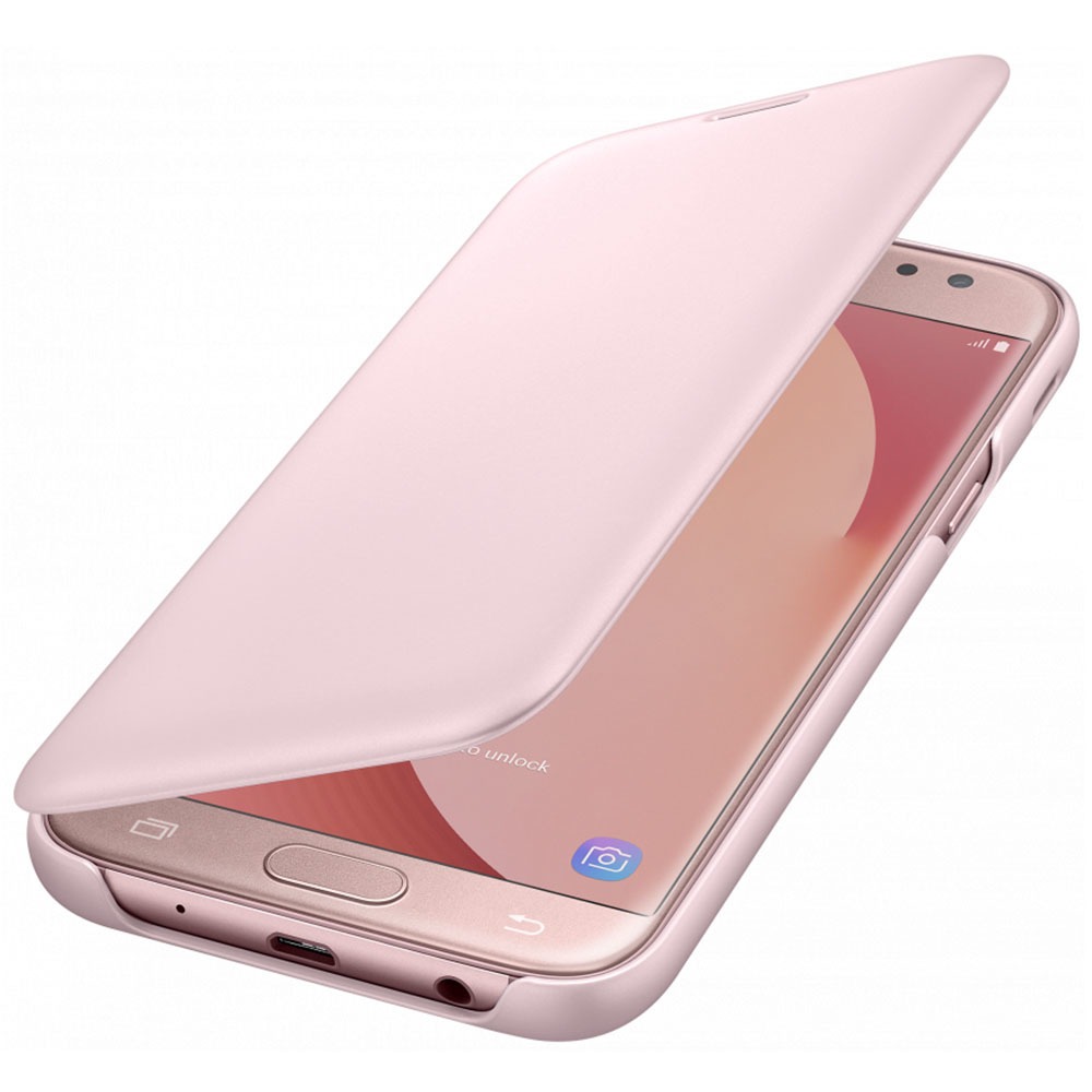 Чехол для смартфона Samsung J530 Wallet Cover, pink (EF-WJ530) - фото 3 Чехол для смартфона Samsung J530 Wallet Cover, pink (EF-WJ530) - фото 3