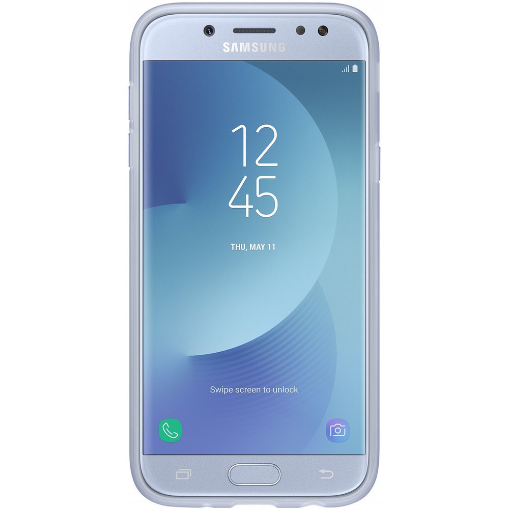 Чехол для смартфона Samsung Jelly Cover J530, blue (EF-AJ530) - фото 2 Чехол для смартфона Samsung Jelly Cover J530, blue (EF-AJ530) - фото 2