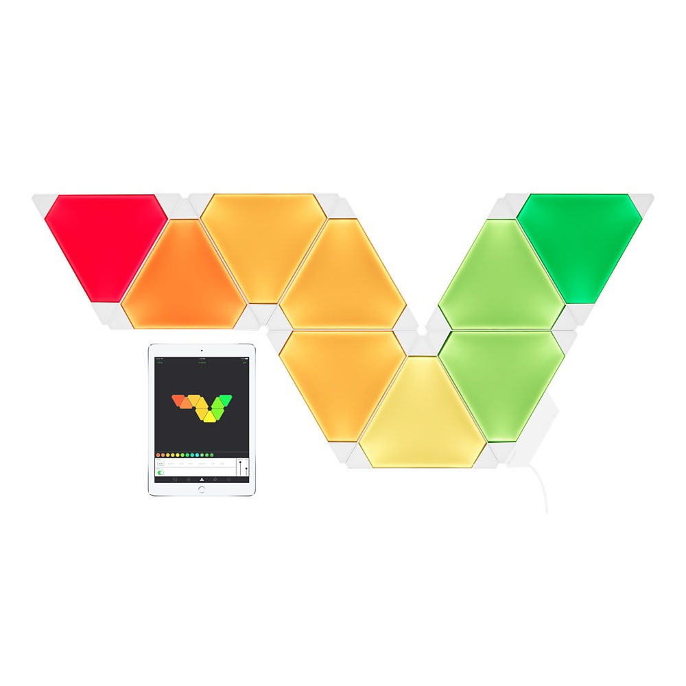 Система умного освещения Nanoleaf Aurora Smarter Kit (9 Panels) - фото 5 Система умного освещения Nanoleaf Aurora Smarter Kit (9 Panels) - фото 5
