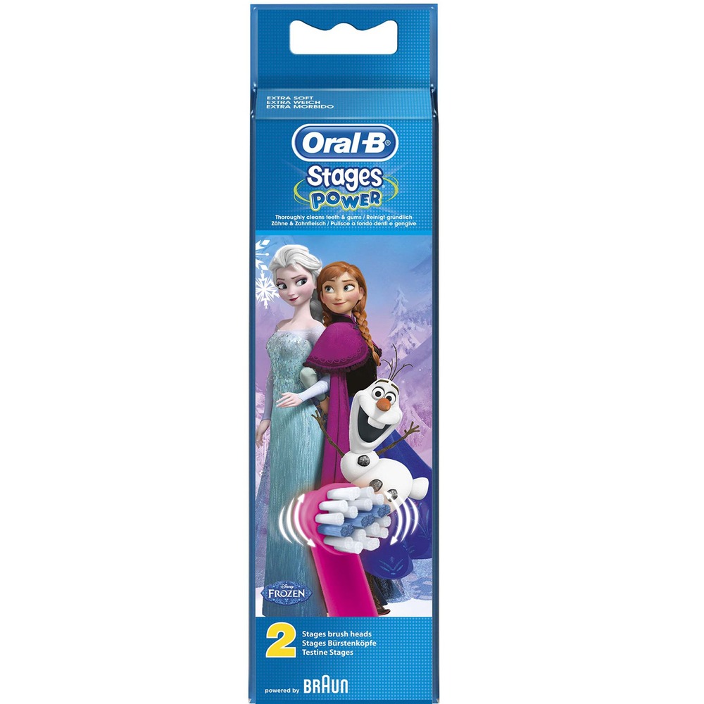 Сменная насадка Braun Oral-B EB10K Frozen Kids - фото 2 Сменная насадка Braun Oral-B EB10K Frozen Kids - фото 2