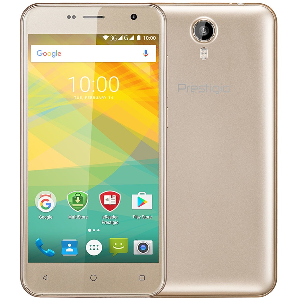 Смартфон Prestigio Muze B3, золотой (PSP3512DUOGOLD)