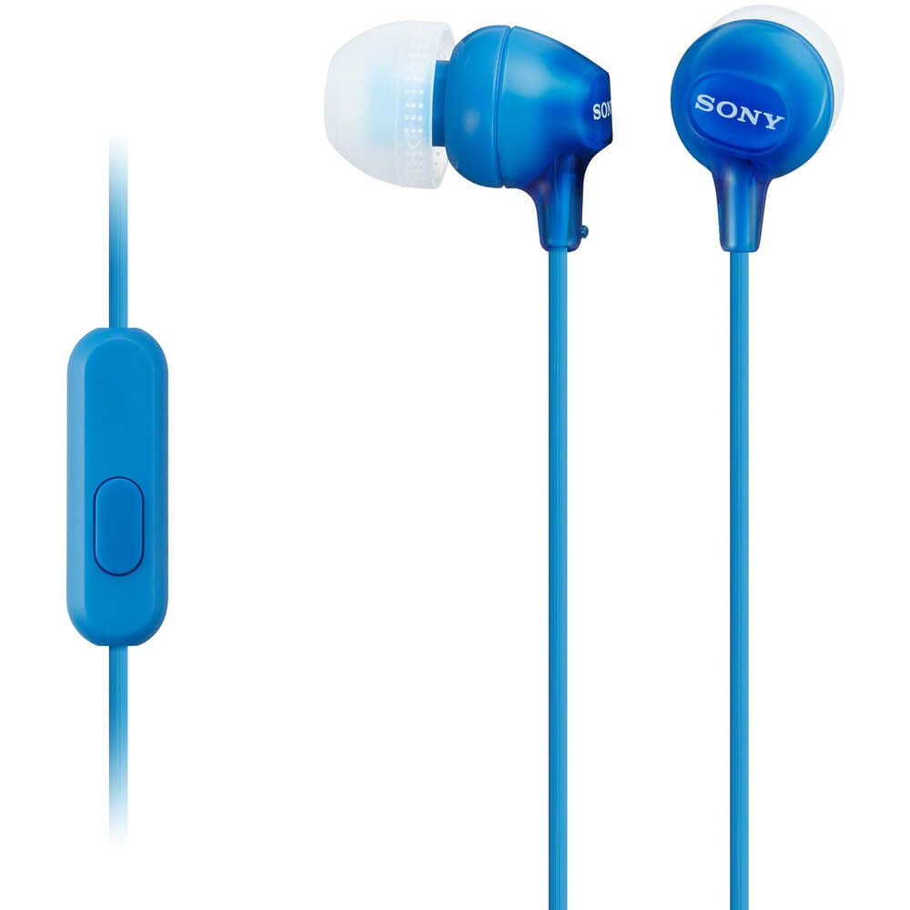 Купить Наушники Sony MDR-EX15AP, синий в Москве